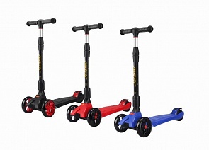 Самокат трехколесный с максимальной нагрузкой до 50 кг. (ROING SCOOTERS, RO203L) (ассортимент)